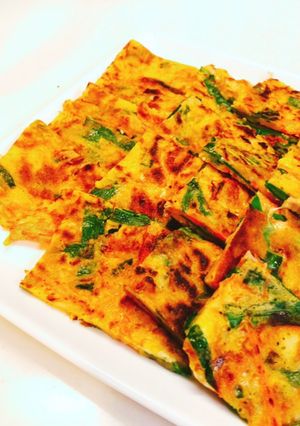 簡単！キムチと野菜のシャキシャキチヂミ-レシピのメイン写真