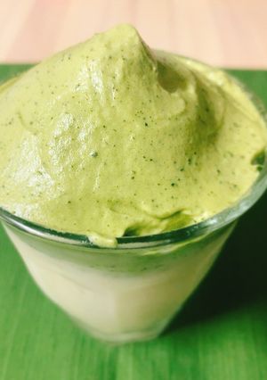 ふわふわもこもこ☆濃厚抹茶豆乳ダルゴナ-レシピのメイン写真