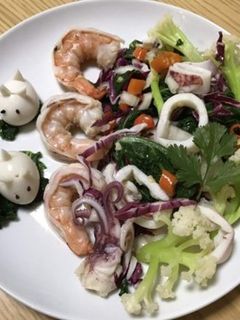 タイ風サラダ-レシピのメイン写真