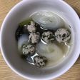 ケール肉団子とちゃんこ葱入りスープ