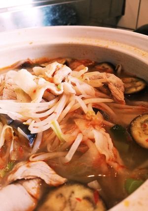 飲み干すピリ辛魚介だしチゲ-レシピのメイン写真