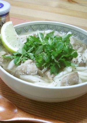 さっぱり美味♪ レモンペッパーうどん-レシピのメイン写真
