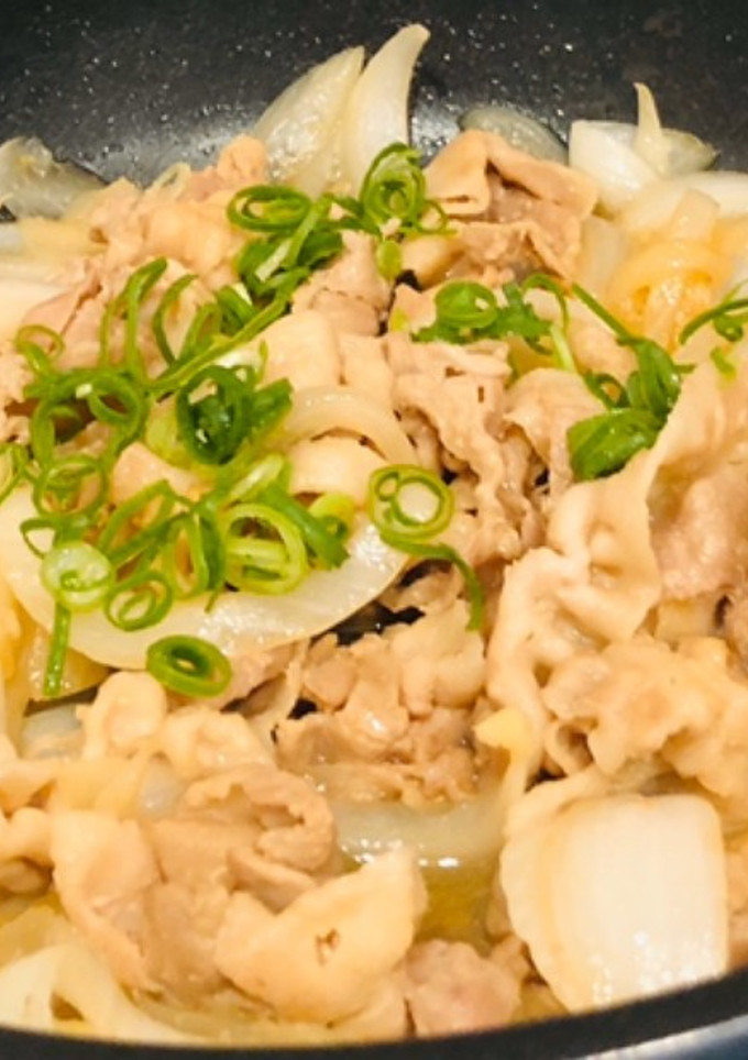 簡単！新玉ねぎと☆豚バラの炒め煮♪-レシピのメイン写真