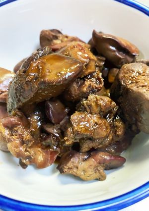鶏レバーの甘辛煮-レシピのメイン写真