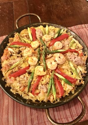 食べ盛りの胃袋満たす、簡単パエリヤ-レシピのメイン写真