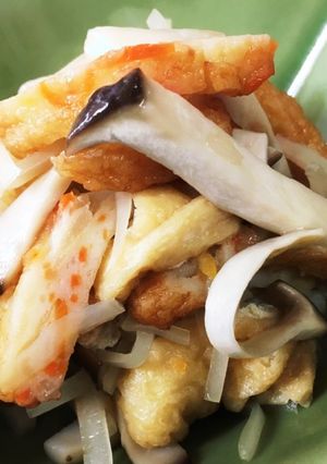 大根の皮とさつま揚げとエリンギの小鉢-レシピのメイン写真