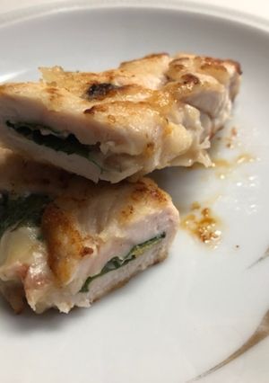 胸肉の大葉梅はさみ焼き-レシピのメイン写真