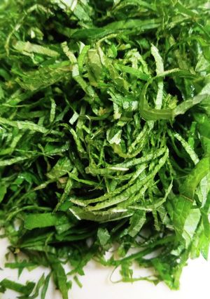 楽チン簡単大葉の切り方♪薬味やパスタにも-レシピのメイン写真