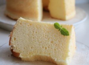 カフェ風クリームチーズシフォン　追記あり-レシピのメイン写真