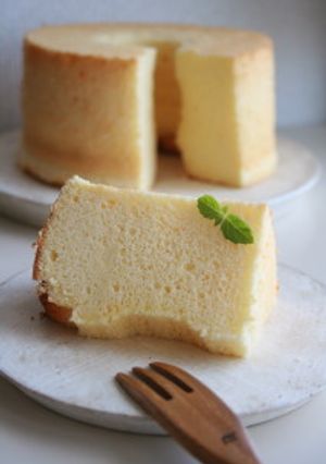 カフェ風クリームチーズシフォン 追記あり-レシピのメイン写真