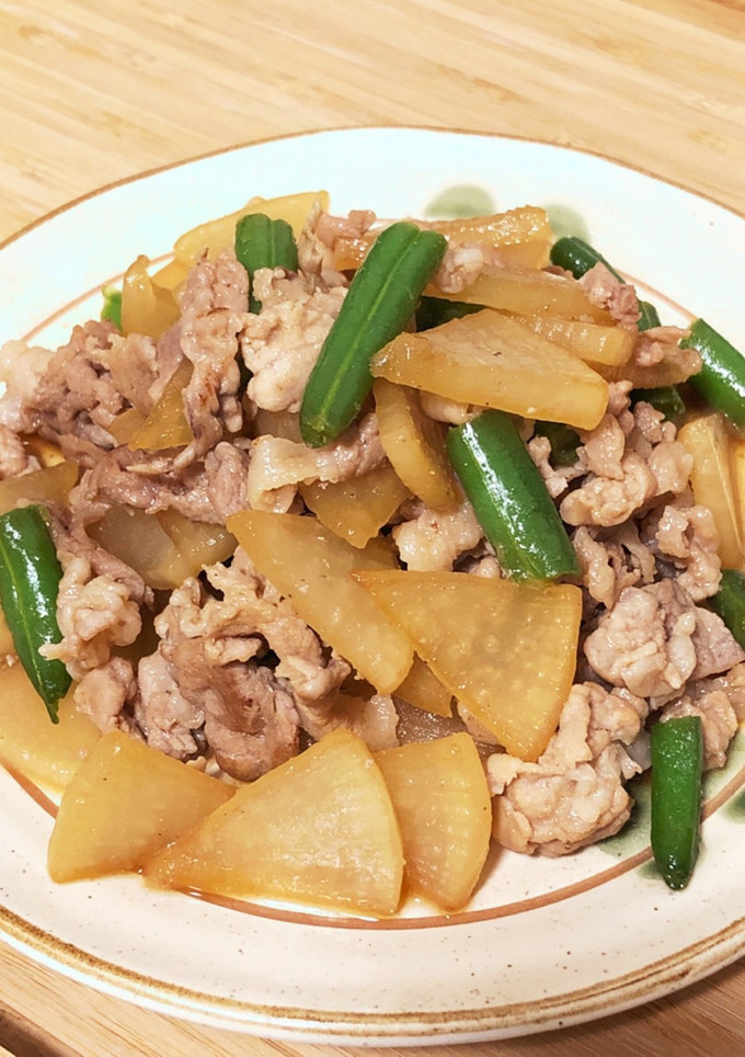 【覚書】大根と豚肉の炒め煮-レシピのメイン写真