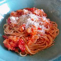 ミニトマトのトマトパスタ-レシピのメイン写真