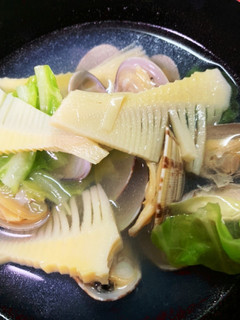 簡単!あさりと筍の中華スープ-レシピのメイン写真