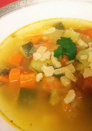 生のトマトで作るミネストローネ♪-レシピのメイン写真