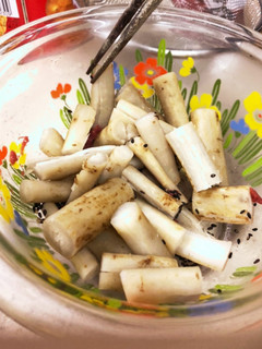 たたきゴボウの梅肉和え!-レシピのメイン写真