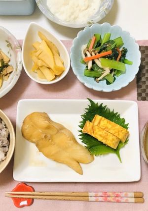 バランスメニュー・カレイの煮付けメイン-レシピのメイン写真