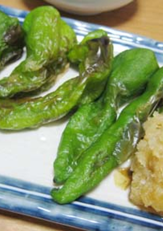 大きなシシトウ焼いただけ-レシピのメイン写真