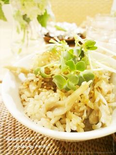 マイタケとツナの炊き込みご飯-レシピのメイン写真