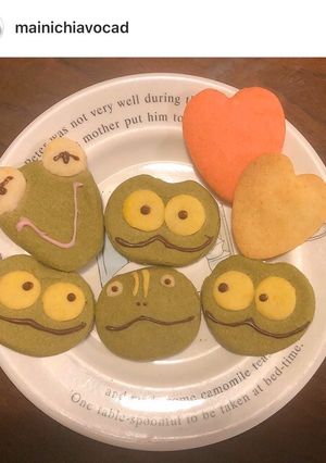 バムとケロ、カーミット、青蛙クッキー-レシピのメイン写真