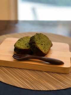 クランブルを重ねた!抹茶パウンドケーキ-レシピのメイン写真