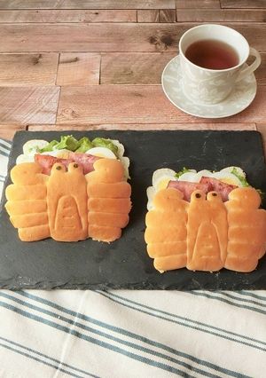 ベーコンと卵のかにぱんサンド-レシピのメイン写真