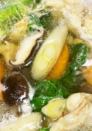 こんがり鳥鍋-レシピのメイン写真