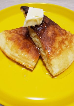 粉をふるわないホットケーキ【子供おやつ】-レシピのメイン写真