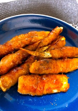 マコモ筍の肉巻きオイスターソース仕立て-レシピのメイン写真