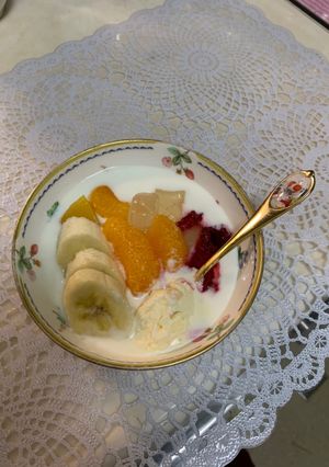 ヨーグルト＆アイス-レシピのメイン写真