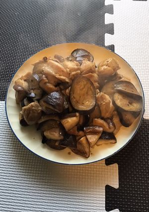 ナスと鶏肉のガリバタ醤油-レシピのメイン写真