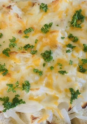 15分で☆新玉ねぎのパングラタン-レシピのメイン写真