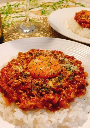 【ワインと共に】トマトキーマカレー-レシピのメイン写真