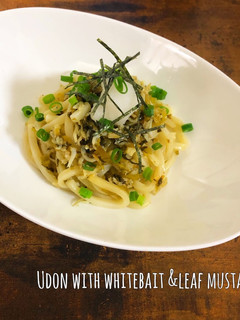 しらすと高菜で♫和風おろしうどん-レシピのメイン写真