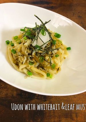 しらすと高菜で♫和風おろしうどん-レシピのメイン写真
