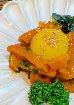 簡単！サーモンユッケ-レシピのメイン写真