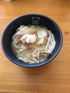 簡単 鶏肉と玉ねぎの うどん汁-レシピのメイン写真