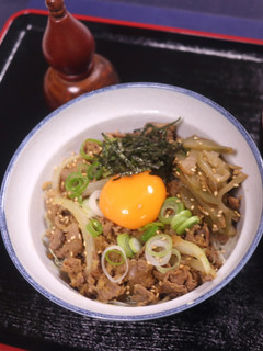 松屋の期間限定!ガリたま牛めし♪-レシピのメイン写真