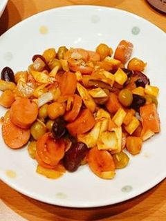 豆とウィンナーのエスニックケチャップ炒め-レシピのメイン写真