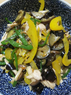 チキンと野菜の梅肉昆布和え-レシピのメイン写真