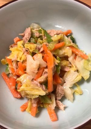 キャベツとツナのマヨ炒め#無限キャベツ-レシピのメイン写真