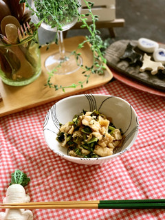 じゅんわりお揚げと大根葉の簡単炒め煮-レシピのメイン写真