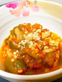 *ひき肉と野菜でトマト煮*-レシピのメイン写真