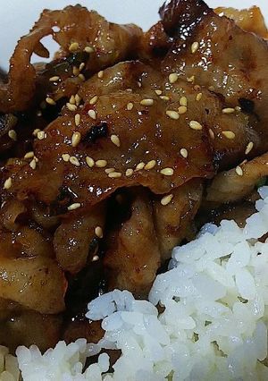 ピリ辛豚丼-レシピのメイン写真