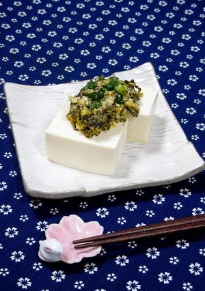 お好きな漬物＆マヨde冷奴(温奴)✿-レシピのメイン写真
