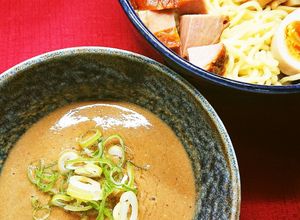 簡単！鯖味噌缶DE濃厚魚介つけ麺スープ♪-レシピのメイン写真