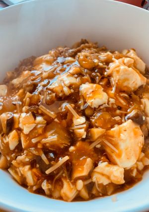 絶品!ヘルシー椎茸麻婆豆腐!-レシピのメイン写真