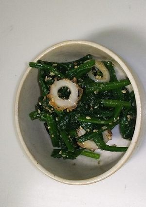 ほうれん草の、甘いごまみそ和え-レシピのメイン写真