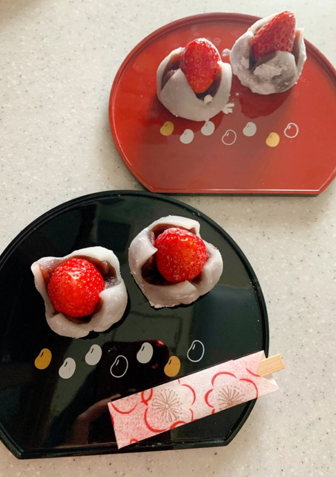 小さないちご大福-レシピのメイン写真