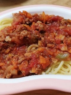 超簡単!野菜たっぷりミートソース-レシピのメイン写真