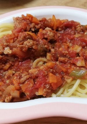 超簡単！野菜たっぷりミートソース-レシピのメイン写真
